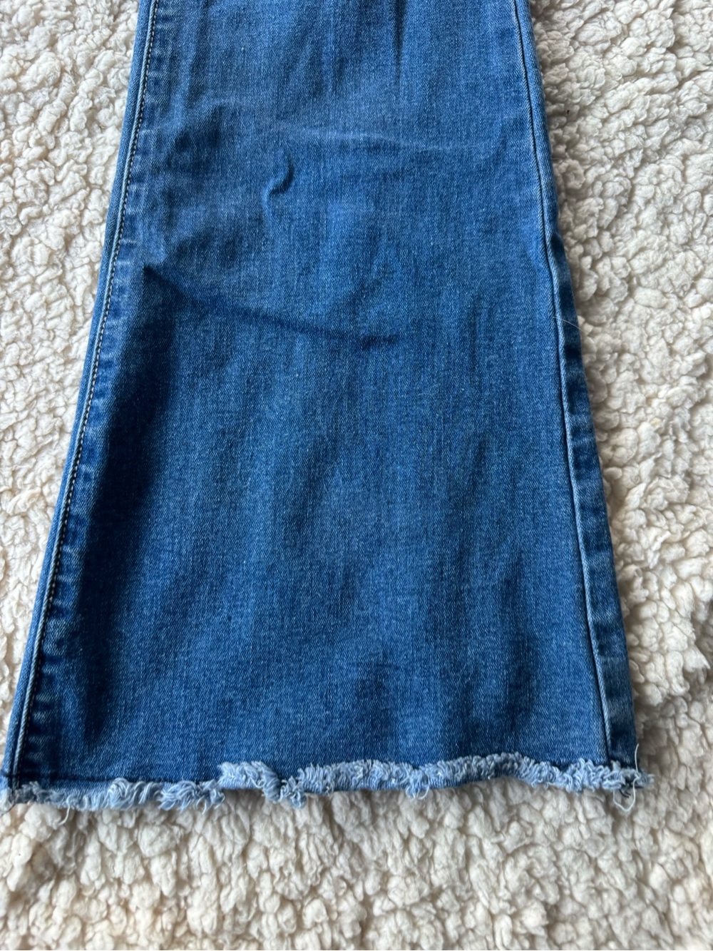 Fashion Nova Classic High-Rise Flare Jeans in Blue - Picture 3 of 6